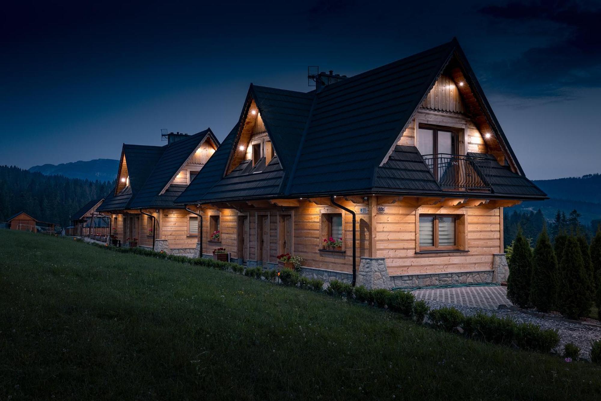 Witowianskie Domki Z Kominkiem, Jacuzzi I Sauna Dzianisz Ngoại thất bức ảnh