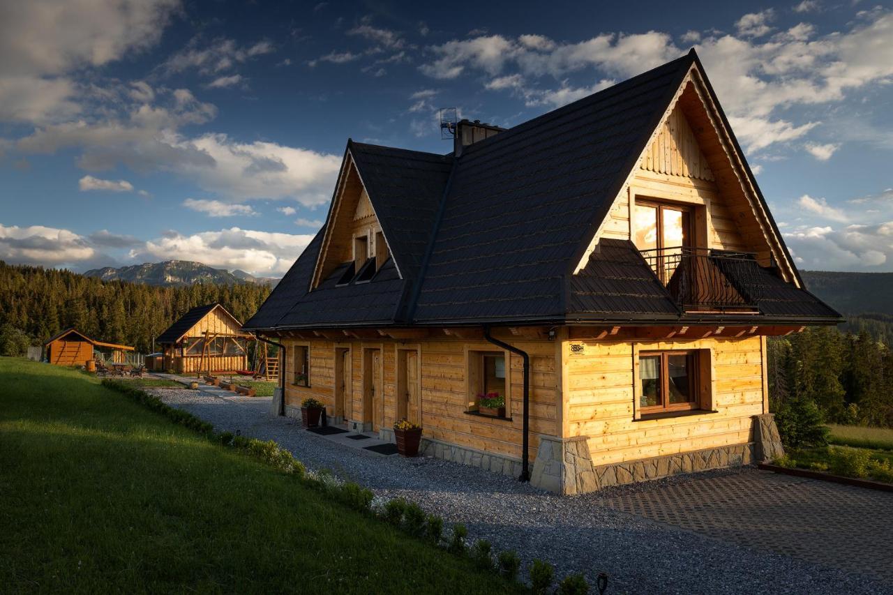 Witowianskie Domki Z Kominkiem, Jacuzzi I Sauna Dzianisz Ngoại thất bức ảnh