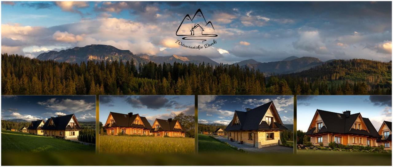 Witowianskie Domki Z Kominkiem, Jacuzzi I Sauna Dzianisz Ngoại thất bức ảnh