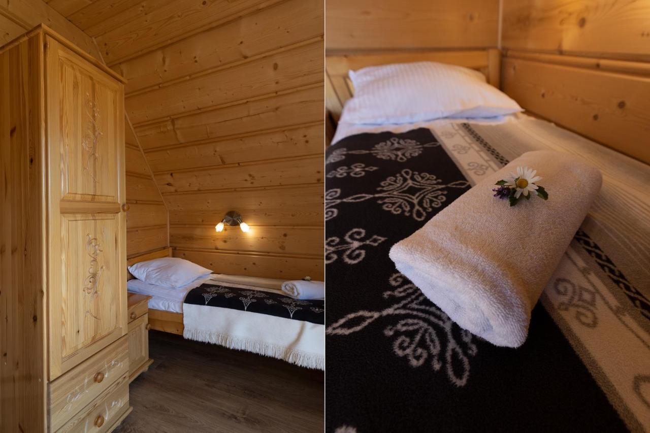 Witowianskie Domki Z Kominkiem, Jacuzzi I Sauna Dzianisz Ngoại thất bức ảnh