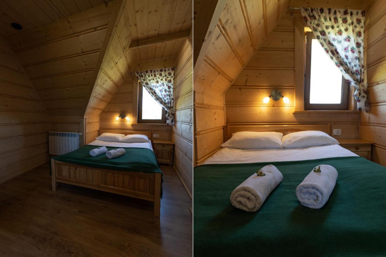 Witowianskie Domki Z Kominkiem, Jacuzzi I Sauna Dzianisz Ngoại thất bức ảnh