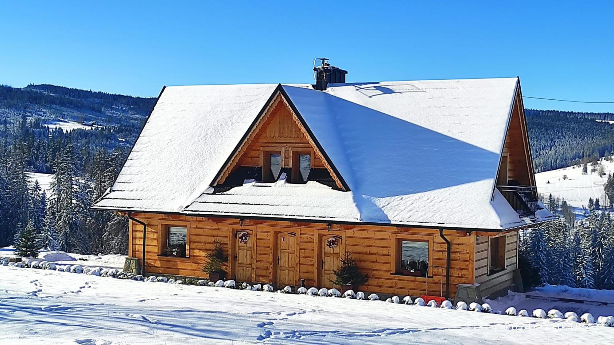 Witowianskie Domki Z Kominkiem, Jacuzzi I Sauna Dzianisz Ngoại thất bức ảnh